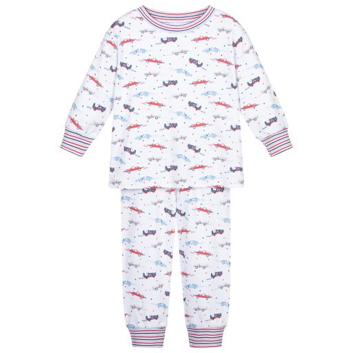 Kissy Kissy-Pyjama en coton Pima Voiture de course | Childrensalon Outlet