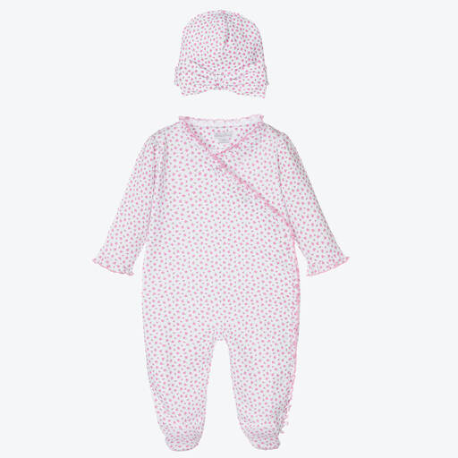 Kissy Kissy-Pima Cotton Rosebuds Babysuit Set | Childrensalon Outlet