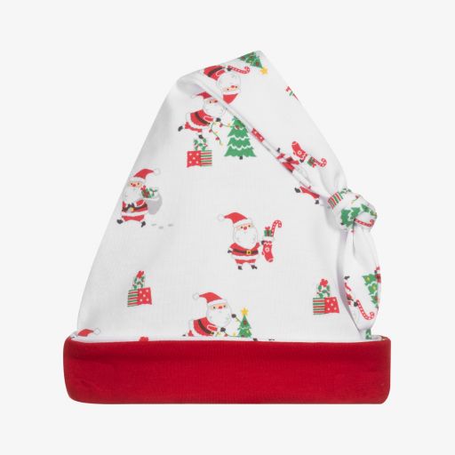 Kissy Kissy-Pima Cotton Santa Hat | Childrensalon Outlet
