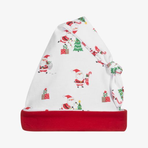 Kissy Kissy-Pima Cotton Santa Hat | Childrensalon Outlet