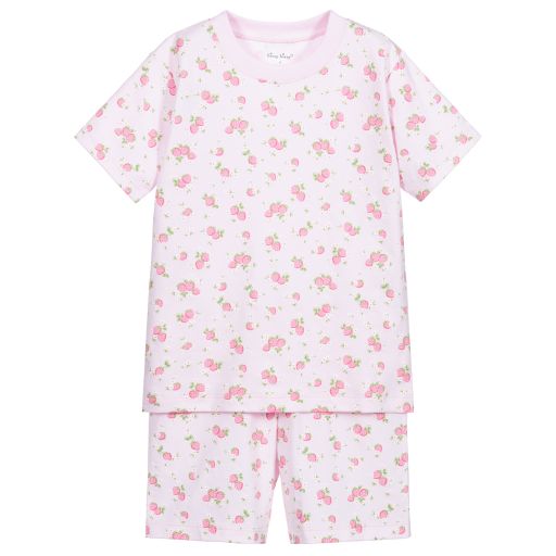 Kissy Kissy-Pyjama en coton Pima Fraise | Childrensalon Outlet