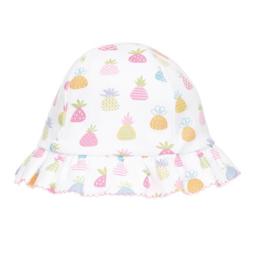 Kissy Kissy-Pima-Baumwollmütze mit Ananas-Print (B) | Childrensalon Outlet