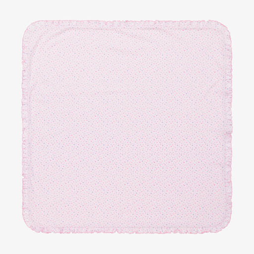 Kissy Kissy-Розовое одеяло с замками в облаках (70см) | Childrensalon Outlet