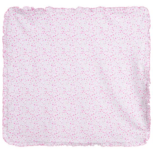 Kissy Kissy-Pink Floral Blanket (74cm) | Childrensalon Outlet