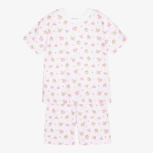 Kissy Kissy-Короткая розовая пижама из хлопка пима с арбузами | Childrensalon Outlet