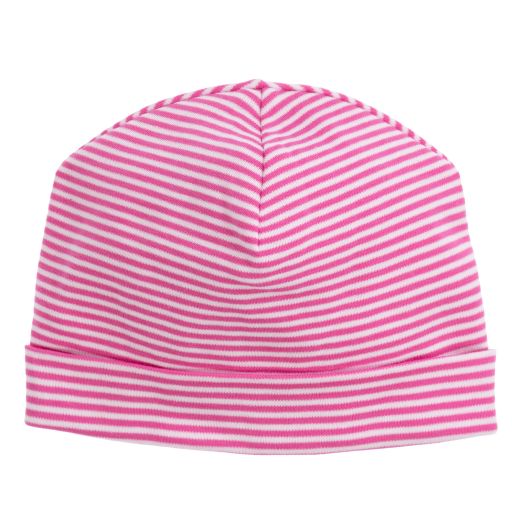 Kissy Kissy-Pink Pima Cotton Baby Hat | Childrensalon Outlet