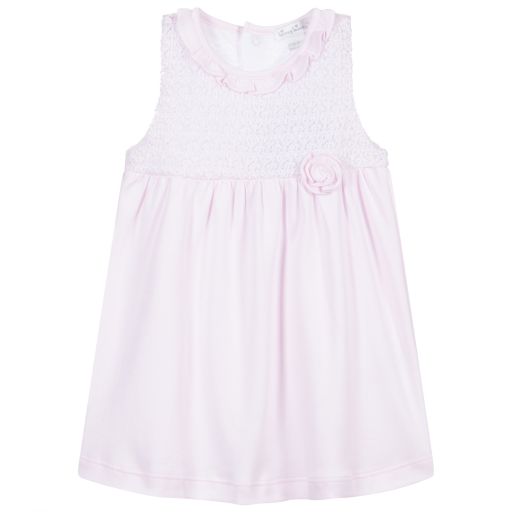 Kissy Kissy-Pink Pima Cotton Dress Set | Childrensalon Outlet