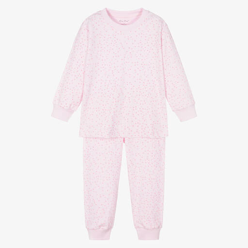 Kissy Kissy-Pink Pima Cotton Pyjamas | Childrensalon Outlet