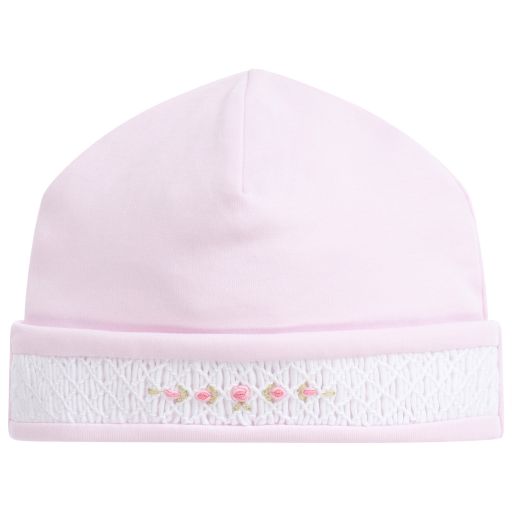 Kissy Kissy-Bonnet rose en coton Pima | Childrensalon Outlet