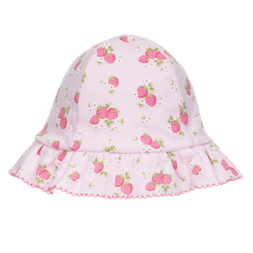 Kissy Kissy-Stawberry Pima Cotton Baby Hat | Childrensalon Outlet