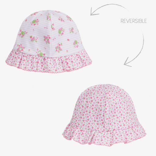 Kissy Kissy-Двусторонняя хлопковая панама | Childrensalon Outlet