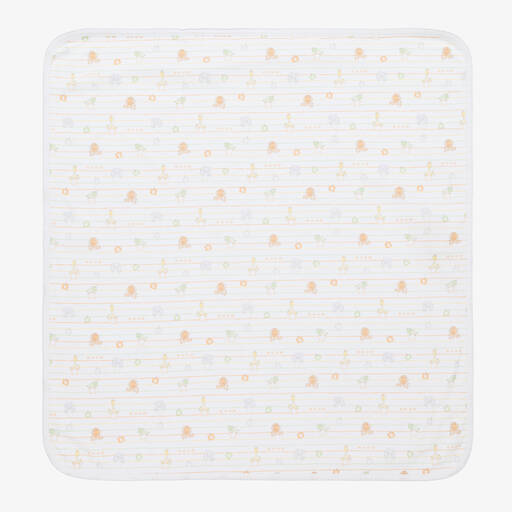 Kissy Kissy-Белое одеяло с принтом-алфавитом (74 см) | Childrensalon Outlet