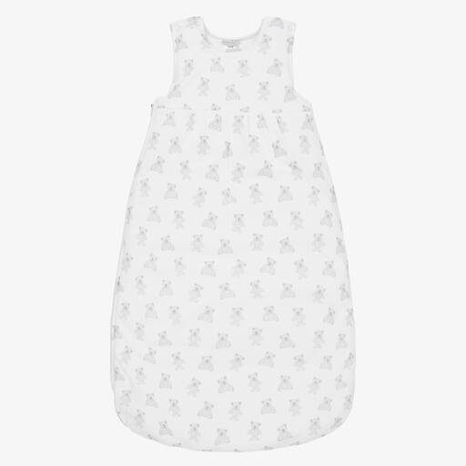 Kissy Kissy-White Beary Plaid Baby Sleeping Bag (68cm) | Childrensalon Outlet