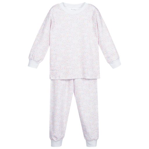 Kissy Kissy-White Bunnies Pima Pyjamas | Childrensalon Outlet