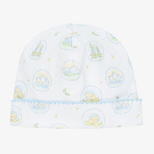 Kissy Kissy-White Cotton Kins Baby Hat | Childrensalon Outlet