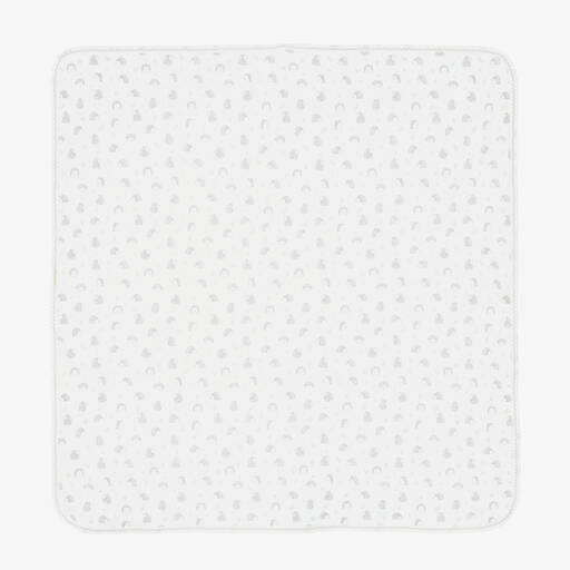 Kissy Kissy-White Hedgehog Heyday Blanket (74cm) | Childrensalon Outlet