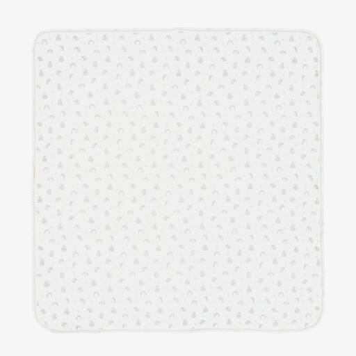Kissy Kissy-White Hedgehog Heyday Blanket (74cm) | Childrensalon Outlet