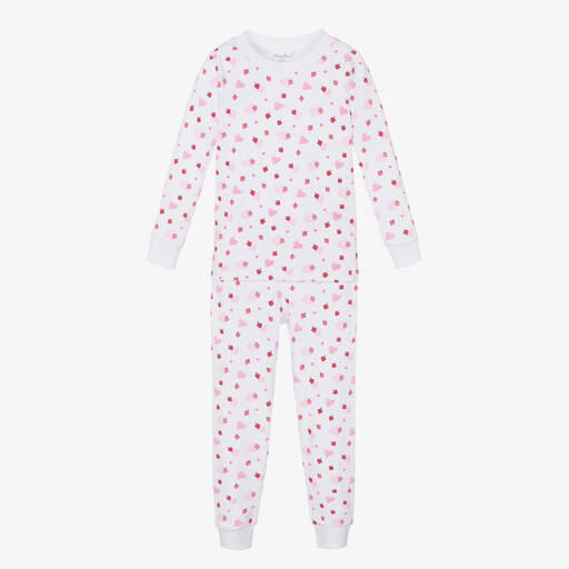 Kissy Kissy-Белая пижама из хлопка пима с божьими коровками | Childrensalon Outlet