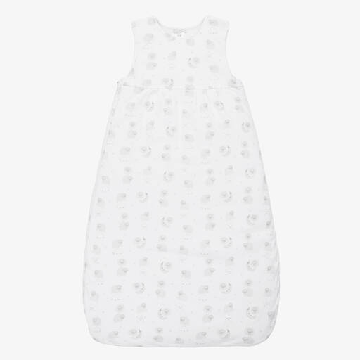 Kissy Kissy-White Night Night Lammies Sleeping Bag (70cm) | Childrensalon Outlet
