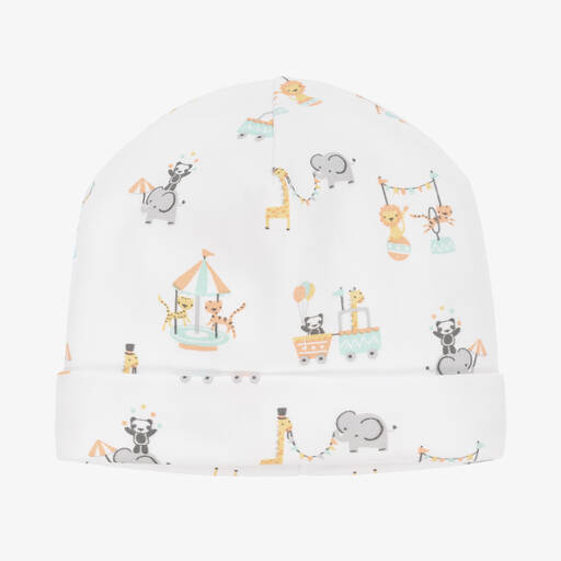 Kissy Kissy-Белая шапочка из хлопка пима | Childrensalon Outlet