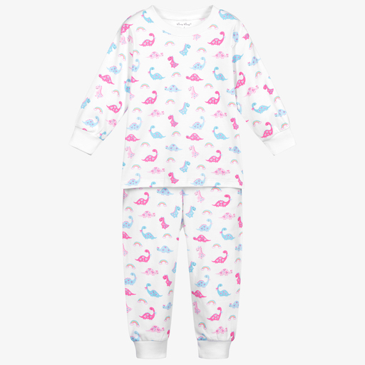 Kissy Kissy-White Pima Cotton Dina Pyjamas | Childrensalon Outlet