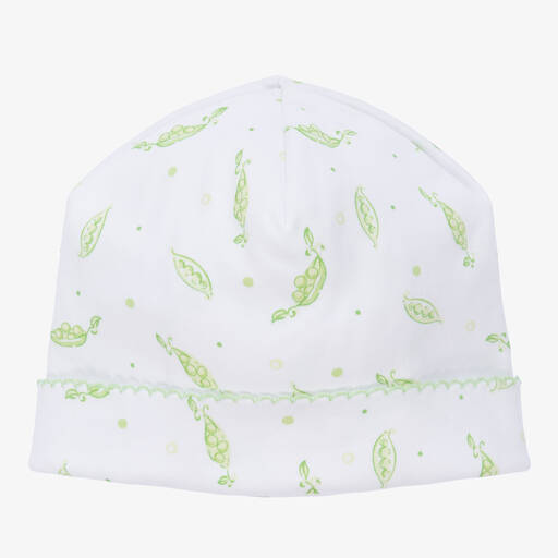 Kissy Kissy-Weiße Green Peas Pima-Mütze | Childrensalon Outlet