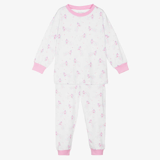 Kissy Kissy-White Pima Pixie Pyjamas | Childrensalon Outlet