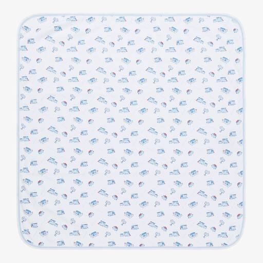 Kissy Kissy-White Steam Blanket (74cm) | Childrensalon Outlet