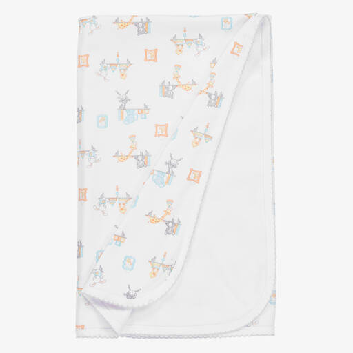 Kissy Kissy-Белое одеяло с игрушками (74см) | Childrensalon Outlet