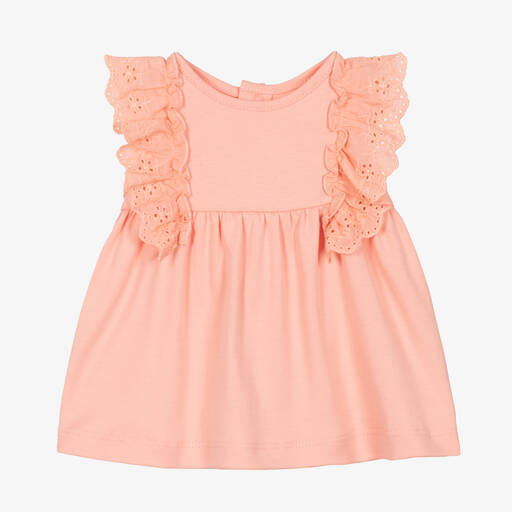 Kissy Love-Baby Girls Pink Cotton Seahorse Party Dress | Childrensalon Outlet