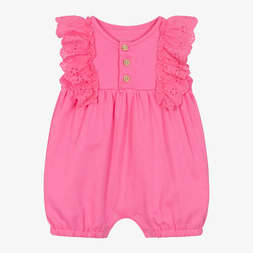 Kissy Love-Baby Girls Pink Fancy Pineapples Shortie | Childrensalon Outlet