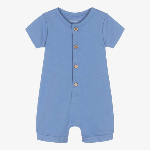 Kissy Love-Голубой хлопковый песочник для малышей | Childrensalon Outlet