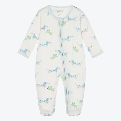 Kissy Love-Кремово-голубой комбинезон | Childrensalon Outlet