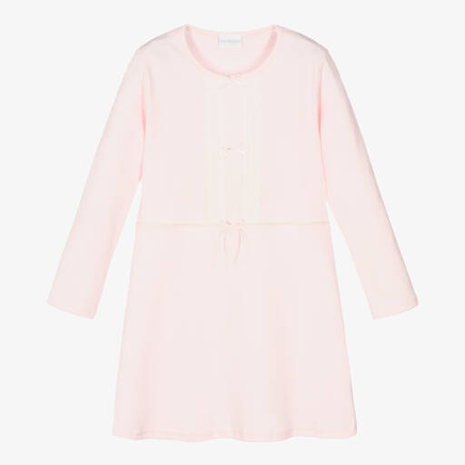 La Perla-Girls Pink Cotton Nightdress | Childrensalon Outlet