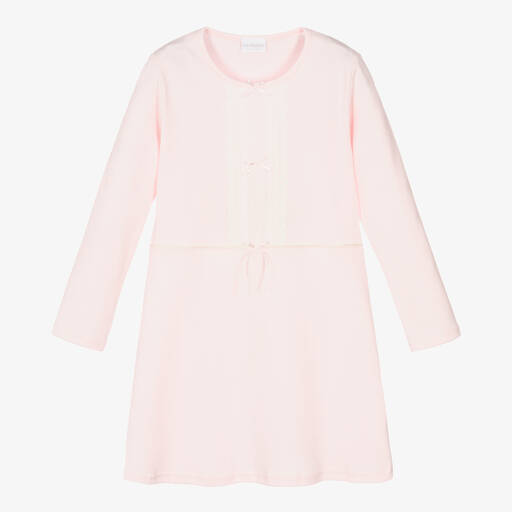 La Perla-قميص نوم قطن لون زهري للبنات | Childrensalon Outlet