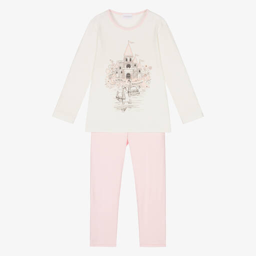 La Perla-Rosa Baumwoll-Schlafanzug (M) | Childrensalon Outlet