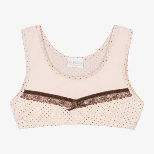 La Perla-Girls Pink Modal Bra Top | Childrensalon Outlet