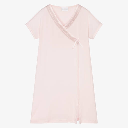 La Perla-Girls Pink Modal Nightdress | Childrensalon Outlet