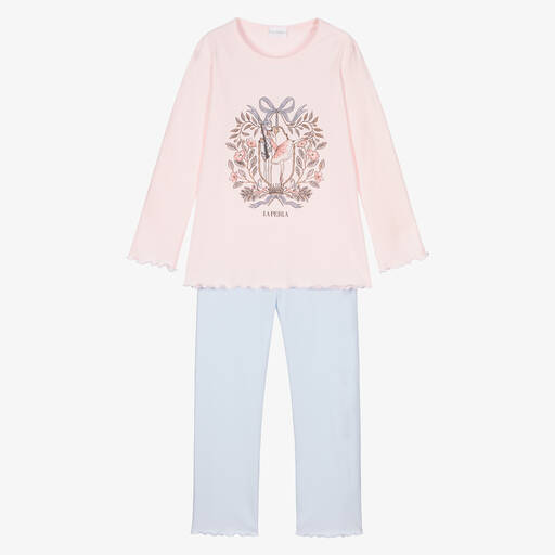 La Perla-Розовая пижама со Щелкунчиком для девочек | Childrensalon Outlet