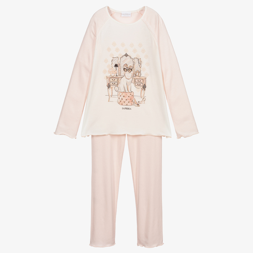 La Perla-Пижама из модала кремово-розового цвета | Childrensalon Outlet