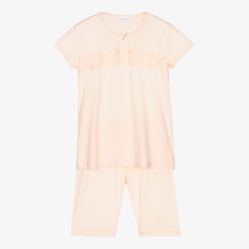La Perla-Pink Cotton Short Pyjamas | Childrensalon Outlet