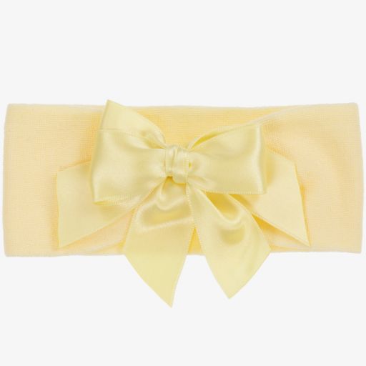 La Perla-Gelbes Stirnband mit Schleife | Childrensalon Outlet