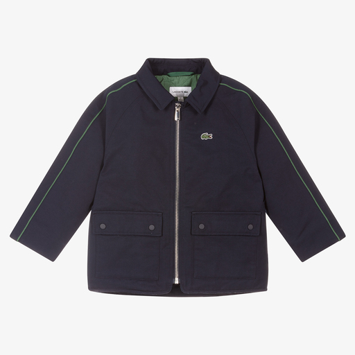 Lacoste-Boys Blue Padded Jacket | Childrensalon Outlet