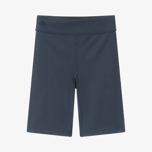 Lacoste-شورت لرياضة الدراجات لون أزرق للبنات | Childrensalon Outlet