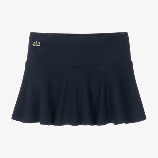 Lacoste-Girls Navy Blue Jersey Skirt | Childrensalon Outlet