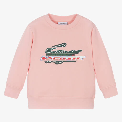 Lacoste-Rosa Sweatshirt aus Baumwolle | Childrensalon Outlet