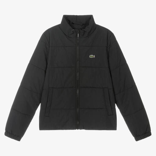Lacoste-Черный пуховик для мальчиков-подростков | Childrensalon Outlet