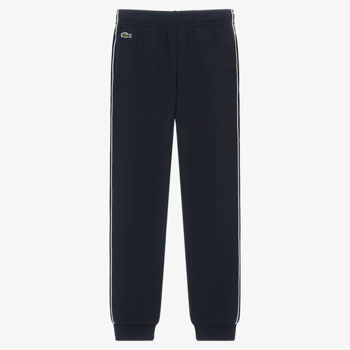 Lacoste-Teen Boys Navy Blue Cotton Joggers | Childrensalon Outlet