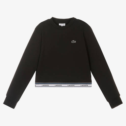 Lacoste-Schwarzes Teen Sweatshirt (M) | Childrensalon Outlet