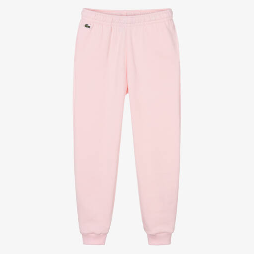 Lacoste-Teen Girls Pink Cotton Joggers | Childrensalon Outlet